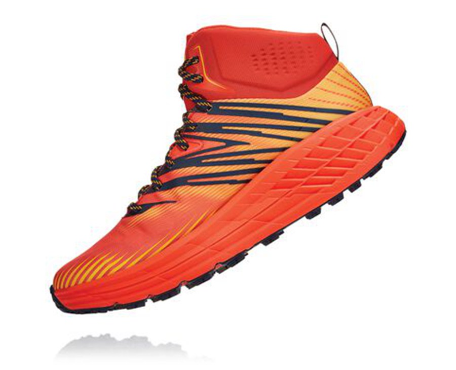 Hoka Australia One One Speedgoat Mid GORE-TEX 2 - Mens Trail Shoes Red - QOATG-3024